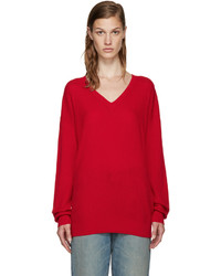 6397 Red Cashmere Sweater