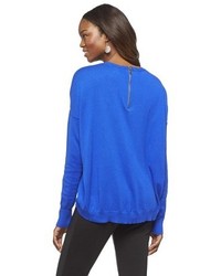Mossimo Ultrasoft Back Zipper Pullover Sweater
