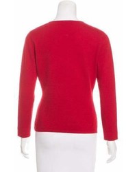 Neiman Marcus V Neck Cashmere Sweater