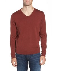 Nordstrom Men's Shop V Neck Merino Wool Sweater
