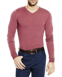 Vince Camuto Wool V Neck Sweater