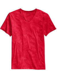 Red V-neck T-shirt