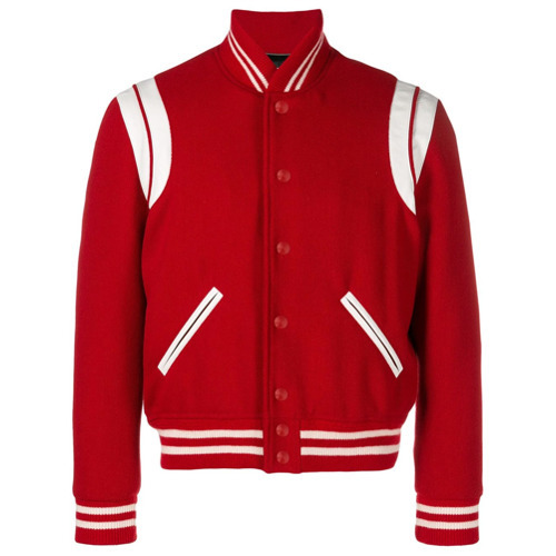 Saint Laurent Teddy Varsity Jacket, $2,550 | farfetch.com | Lookastic