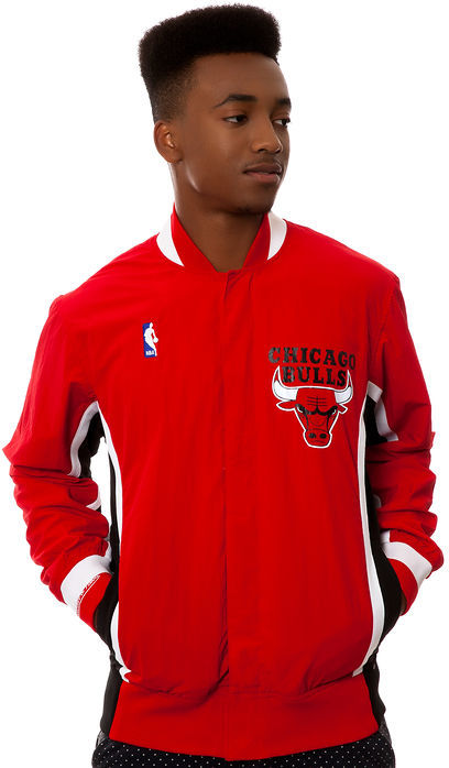 teléfono conservador Predicar Mitchell & Ness The Chicago Bulls Warm Up Jacket, $145 | Karmaloop |  Lookastic