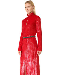 Nina Ricci Long Sleeve Turtleneck Dress