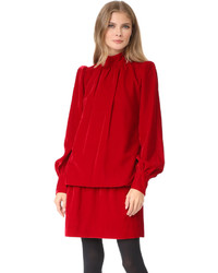 Marc Jacobs Velvet Bishop Sleeve Dress