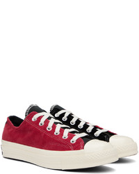 Converse Black Red Chuck 70 Ox Sneakers