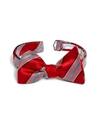 John W. Nordstrom Woven Silk Bow Tie Red Regular