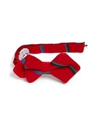 Nordstrom Wool Blend Bow Tie Red One Size