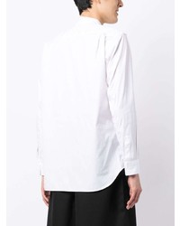 Comme Des Garcons SHIRT Comme Des Garons Shirt Striped Panel Long Sleeve Cotton Shirt