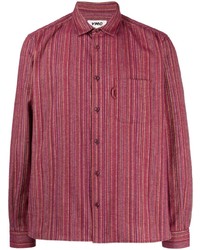 YMC Curtis Striped Cotton Shirt