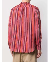 Paura Embroidered Stripe Shirt