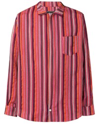 Paura Embroidered Stripe Shirt