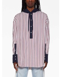 BLUEMARBLE Striped Hooded Shirt