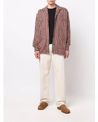 Andersson Bell Textured Striped Shirt