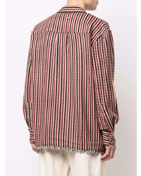 Andersson Bell Textured Striped Shirt