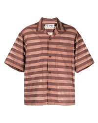Sunnei Striped Cotton Blend Shirt
