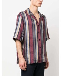 PT TORINO Striped Short Sleeve Shirt