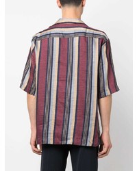 PT TORINO Striped Short Sleeve Shirt