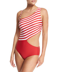 MICHAEL Michael Kors Michl Michl Kors One Shoulder Cutout One Piece Swimsuit
