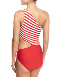 MICHAEL Michael Kors Michl Michl Kors One Shoulder Cutout One Piece Swimsuit