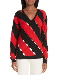 Victor Glemaud Diagonal Stripe Sweater