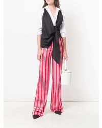 Rouge Margaux Striped Wide Leg Trousers