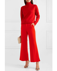 Roland Mouret Dilman Stretch Cady Flared Pants