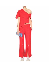 Rosie Assoulin Shes Come Undone Wool Blend Trousers