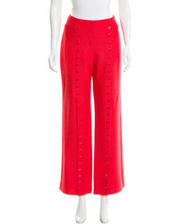 Rosie Assoulin Snap Accented Wide Leg Pants W Tags