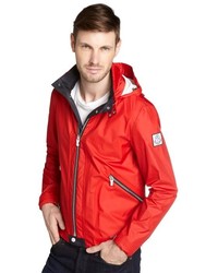 Moncler Gamme Blue By Thom Browne Red And Navy Windbreaker
