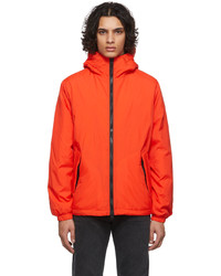 The Very Warm Orange Light Hooded Jacket