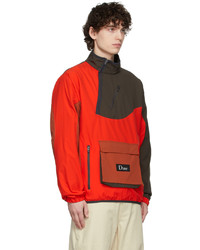Dime Red Khaki Range Pullover Jacket