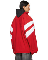 Balenciaga Red Sporty B Tracksuit Jacket