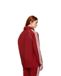 adidas Originals Red Sst Adicolor Windbreaker Track Jacket