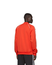 adidas Originals Red Sst Track Jacket Sweater