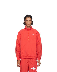 Nike Red Stussy Edition Nrg Windrunner Jacket