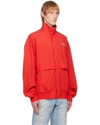 We11done Red Windproof Jacket