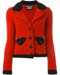 Moschino Boutique Cropped Knitted Blazer