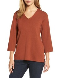 Red Wool Blouse