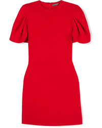 Red Wool Bodycon Dress
