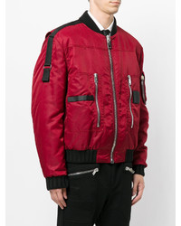 Les Hommes Puffy Pilot Bomber Jacket