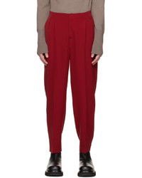 Steven Passaro Red Tailcoat Trousers