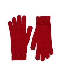 Seymoure Gallery Chevron Cuff Wool Gloves