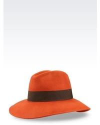 Armani Collezioni Classic Hat In Felt