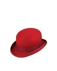 Christys' Hats Christys Hats Wool Felt Bowler Red