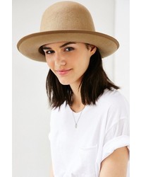 Urban Outfitters Annie Oversized Felt Bowler Hat