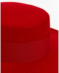 Catarzi Wide Brim Matador Hat In Red