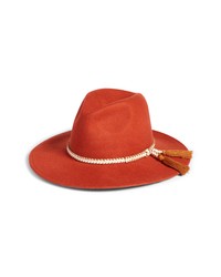 Treasure & Bond Wool Panama Hat In Red Ochre Combo At Nordstrom