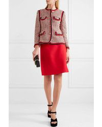 Gucci Silk And Wool Blend Mini Skirt